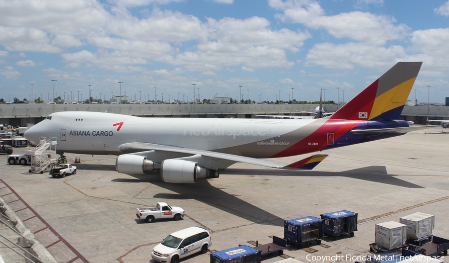 Asiana Cargo Boeing 747-48EF (HL7419) | Photo 296400