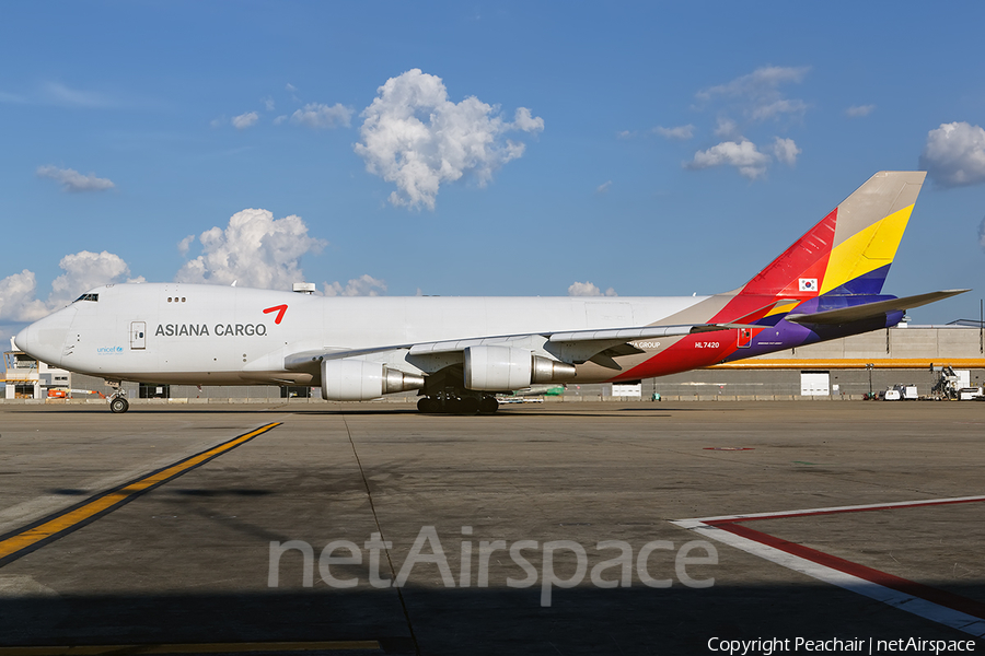 Asiana Cargo Boeing 747-48EF (HL7420) | Photo 124450