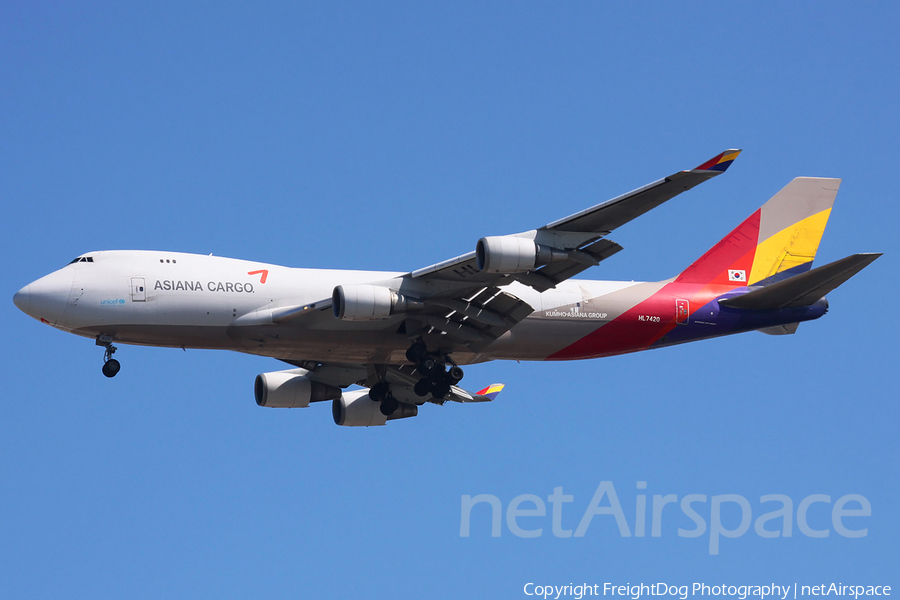 Asiana Cargo Boeing 747-48EF (HL7420) | Photo 47594