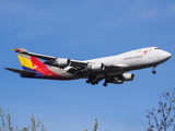 Asiana Cargo Boeing 747-48EF (HL7420) at  Vienna - Schwechat, Austria