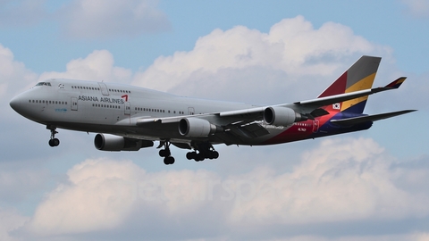 Asiana Airlines Boeing 747-48E(M) (HL7421) at  Frankfurt am Main, Germany