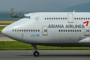 Asiana Airlines Boeing 747-48E(M) (HL7421) at  Hong Kong - Chek Lap Kok International, Hong Kong