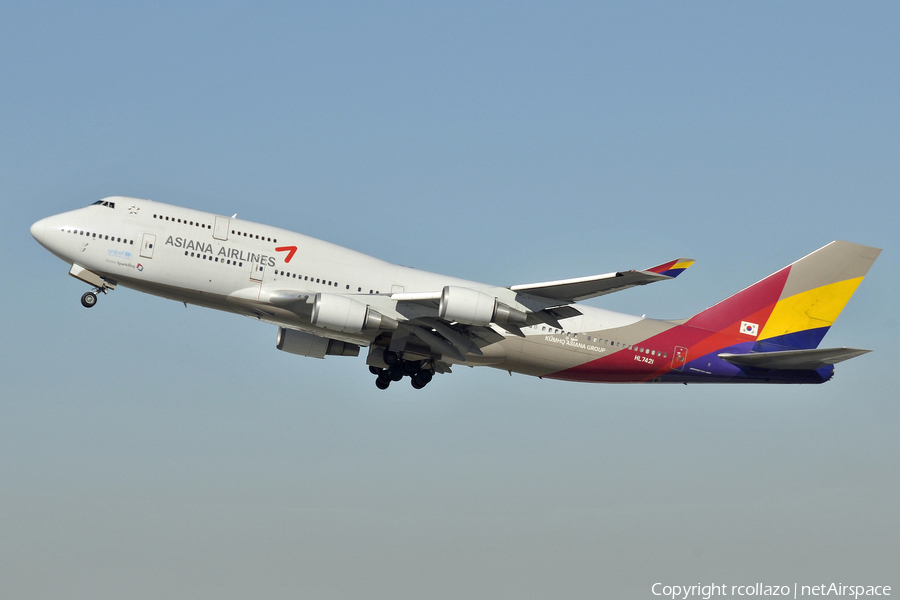 Asiana Airlines Boeing 747-48E(M) (HL7421) | Photo 13007