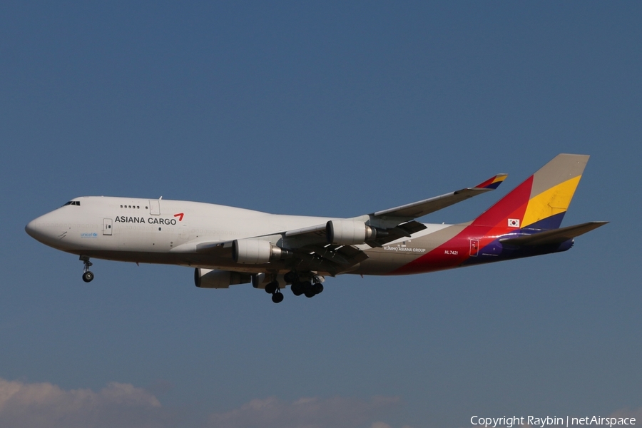 Asiana Cargo Boeing 747-48EM(BDSF) (HL7421) | Photo 576821