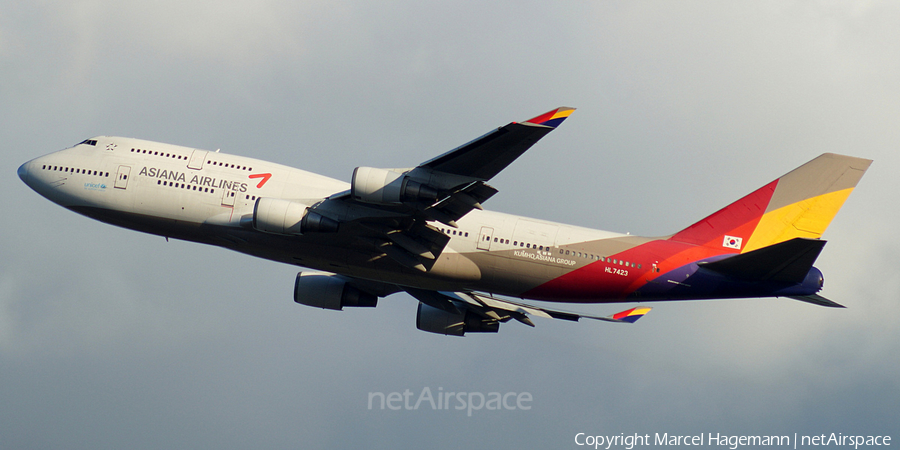 Asiana Airlines Boeing 747-48E(M) (HL7423) | Photo 104343