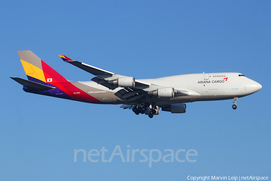 Asiana Airlines Boeing 747-48E(M) (HL7423) | Photo 489890