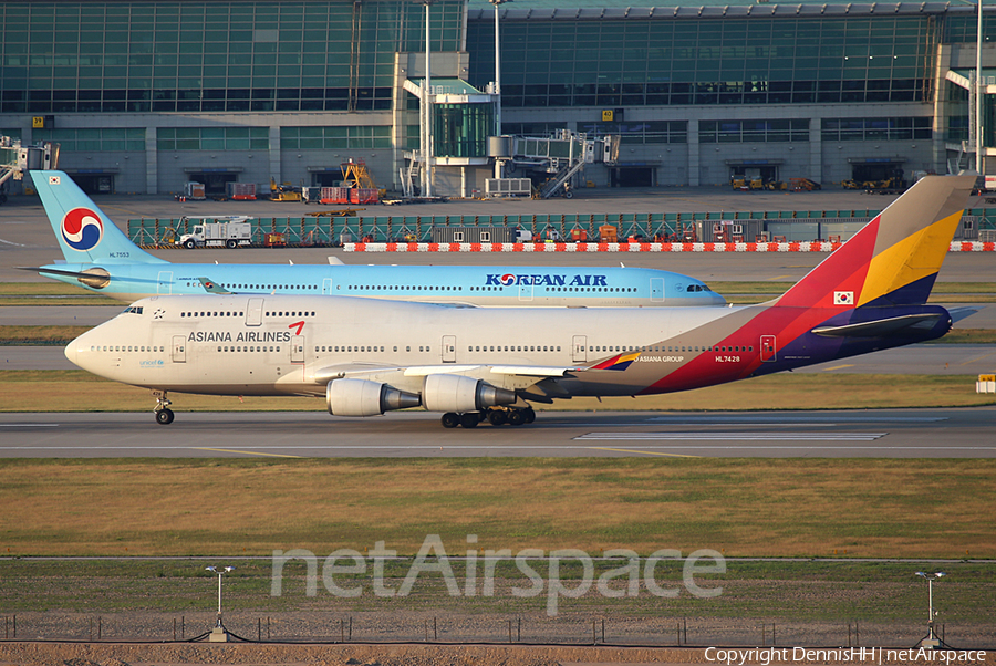 Asiana Airlines Boeing 747-48E (HL7428) | Photo 350685