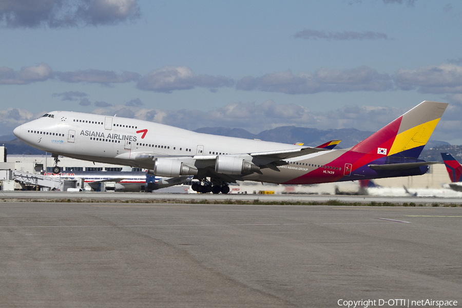 Asiana Airlines Boeing 747-48E (HL7428) | Photo 335055