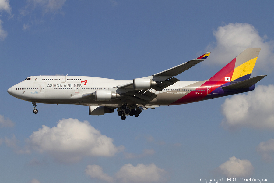 Asiana Airlines Boeing 747-48E (HL7428) | Photo 337965