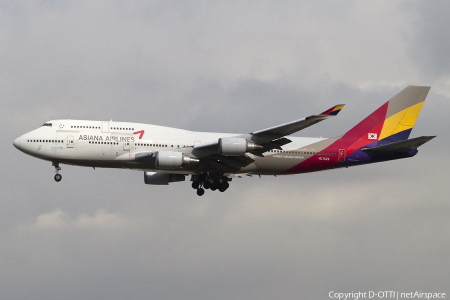 Asiana Airlines Boeing 747-48E (HL7428) | Photo 426631