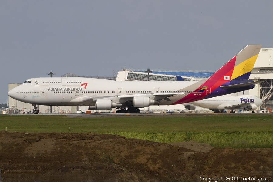Asiana Airlines Boeing 747-48E (HL7428) | Photo 419442