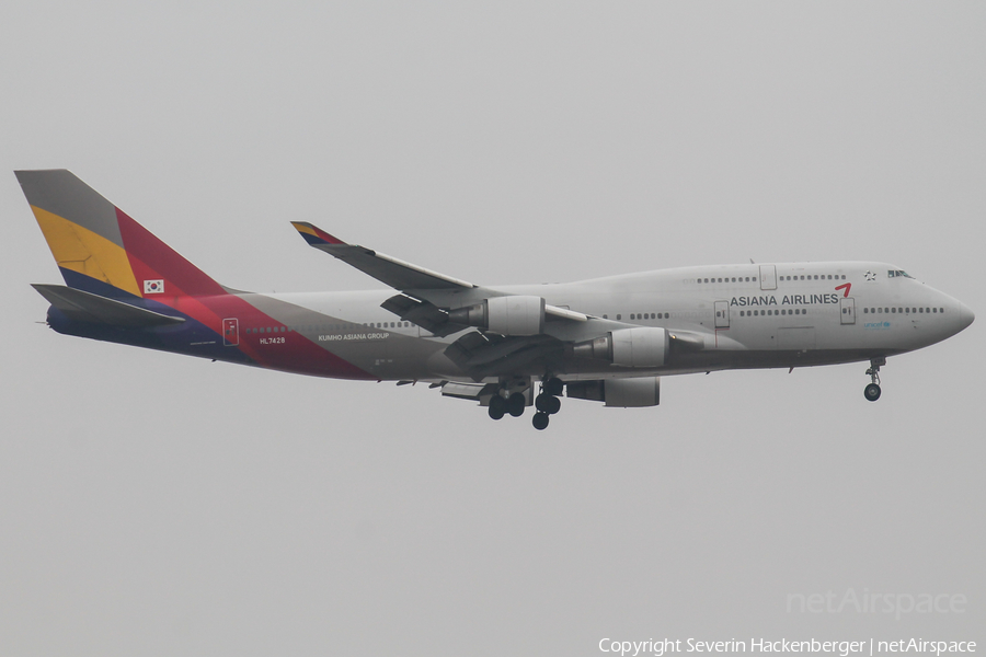 Asiana Airlines Boeing 747-48E (HL7428) | Photo 194224