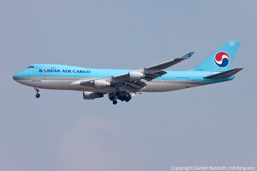 Korean Air Cargo Boeing 747-4B5F (HL7437) | Photo 644026