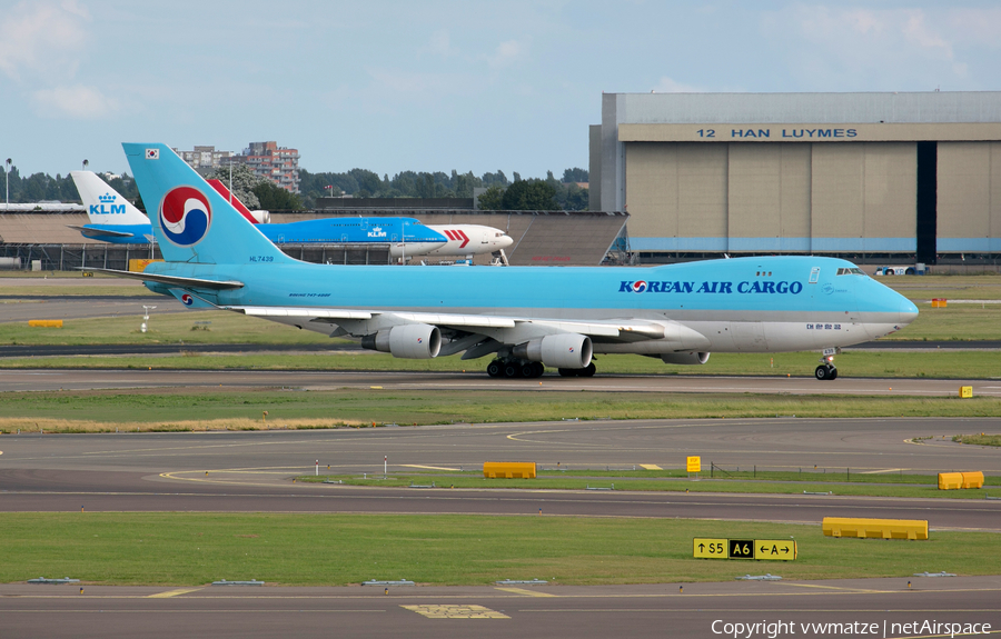 Korean Air Cargo Boeing 747-4B5(ERF) (HL7439) | Photo 426510