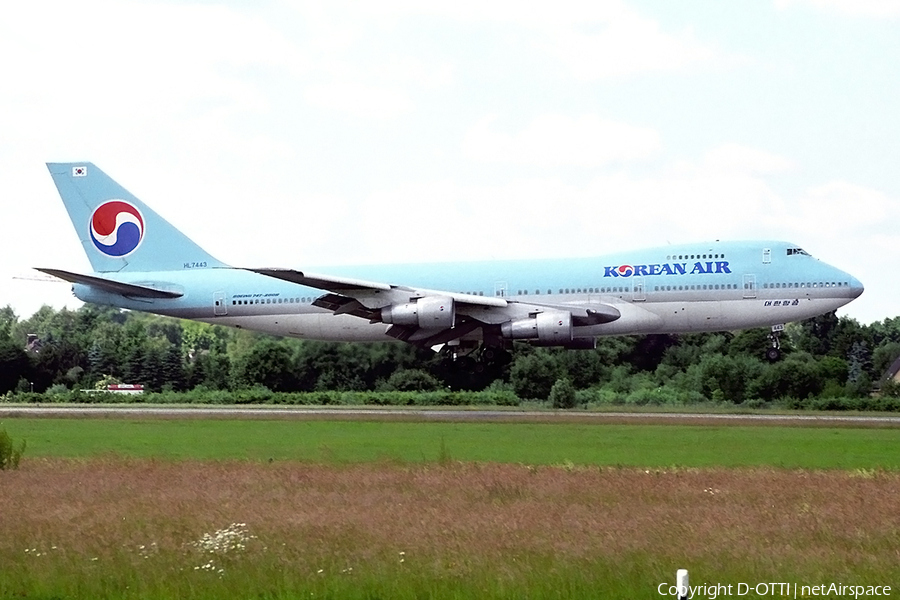 Korean Air Boeing 747-2B5B (HL7443) | Photo 143131