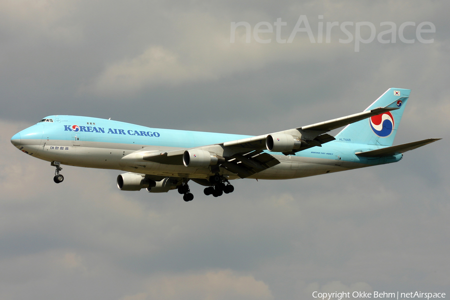 Korean Air Cargo Boeing 747-4B5F (HL7448) | Photo 132809