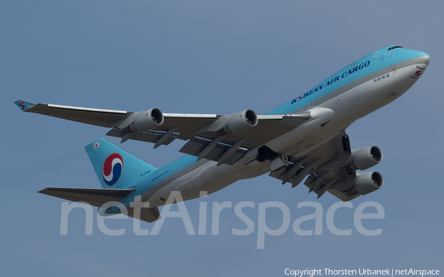 Korean Air Cargo Boeing 747-4B5F (HL7448) | Photo 142395
