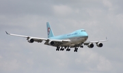 Korean Air Cargo Boeing 747-4B5F (HL7448) at  Miami - International, United States