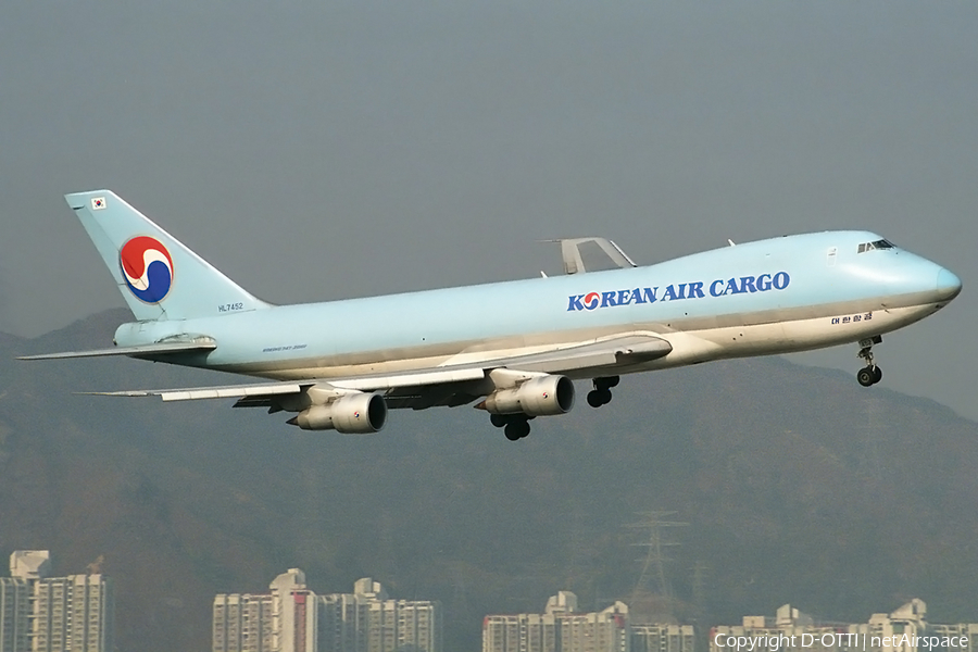 Korean Air Cargo Boeing 747-2B5F (HL7452) | Photo 173199