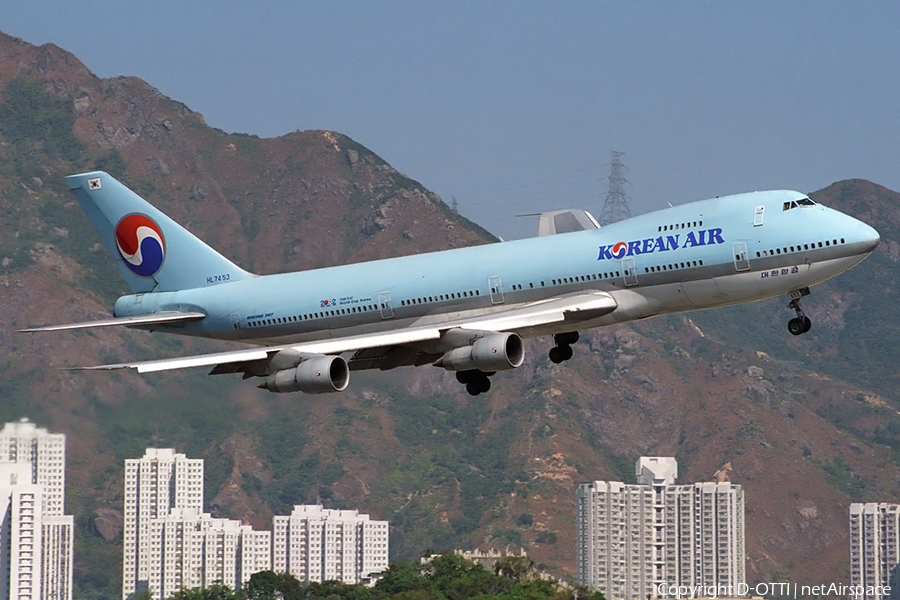 Korean Air Boeing 747-212B (HL7453) | Photo 134770