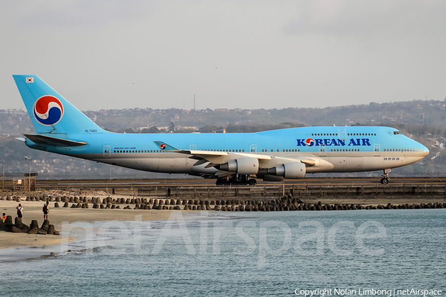 Korean Air Boeing 747-4B5 (HL7460) | Photo 369743
