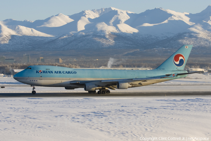 Korean Air Cargo Boeing 747-4B5F (HL7462) | Photo 39644
