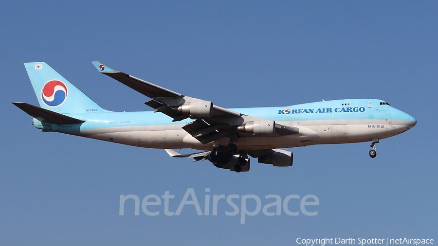 Korean Air Cargo Boeing 747-4B5F (HL7462) | Photo 208702