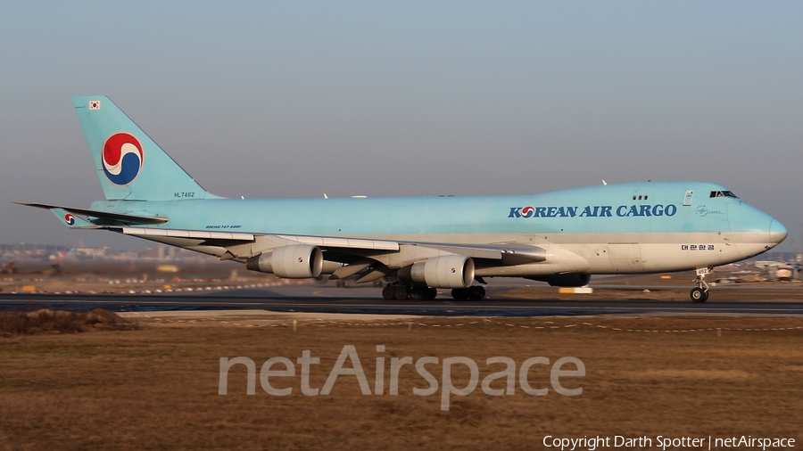 Korean Air Cargo Boeing 747-4B5F (HL7462) | Photo 208706