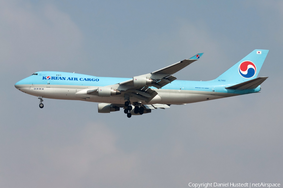 Korean Air Cargo Boeing 747-4B5F (HL7462) | Photo 644027