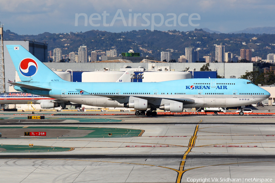 Korean Air Boeing 747-4B5 (HL7472) | Photo 7223