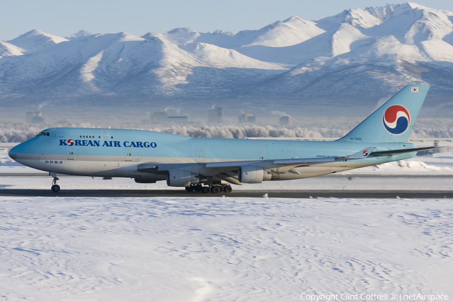Korean Air Cargo Boeing 747-4B5F (HL7482) | Photo 39643
