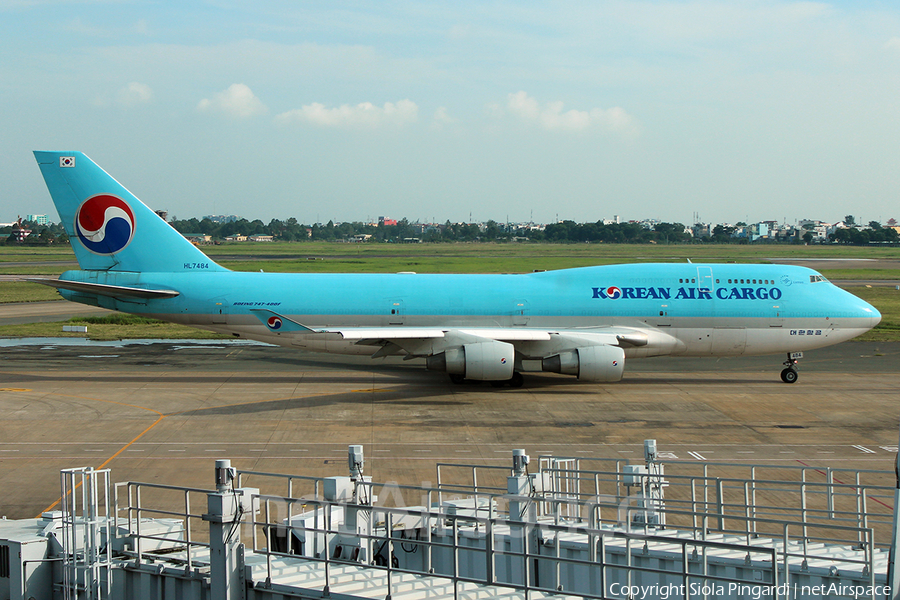 Korean Air Cargo Boeing 747-4B5(BCF) (HL7484) | Photo 377920
