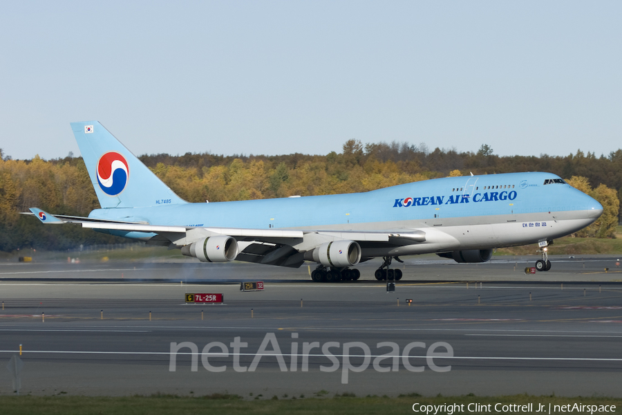 Korean Air Cargo Boeing 747-4B5F (HL7485) | Photo 39647