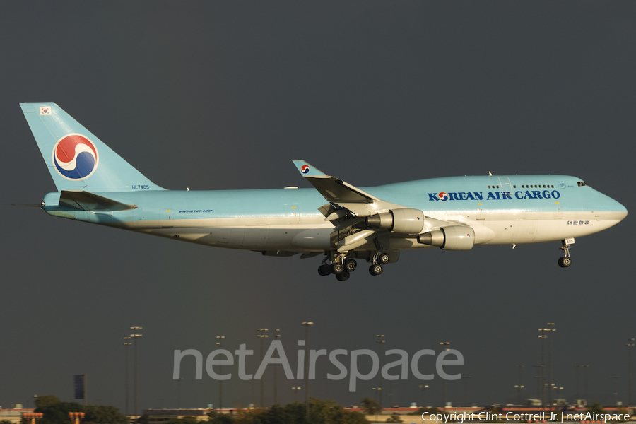 Korean Air Cargo Boeing 747-4B5F (HL7485) | Photo 39648