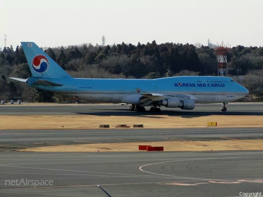 Korean Air Cargo Boeing 747-4B5F (HL7485) | Photo 61975