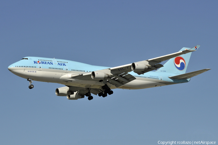Korean Air Boeing 747-4B5 (HL7488) | Photo 13009