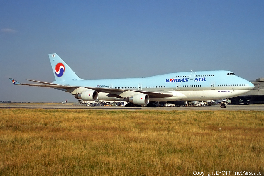 Korean Air Boeing 747-4B5 (HL7492) | Photo 272346