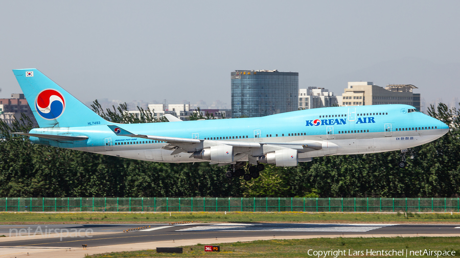 Korean Air Boeing 747-4B5 (HL7493) | Photo 375928
