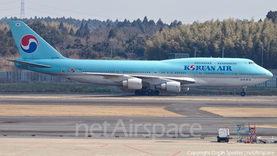 Korean Air Boeing 747-4B5 (HL7495) | Photo 205206