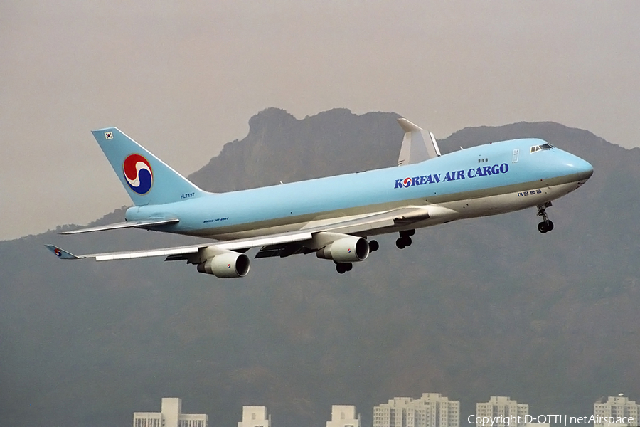 Korean Air Cargo Boeing 747-4B5F (HL7497) | Photo 134869