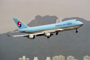 Korean Air Cargo Boeing 747-4B5F (HL7497) at  Hong Kong - Kai Tak International (closed), Hong Kong