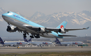 Korean Air Cargo Boeing 747-4B5(ERF) (HL7499) at  Anchorage - Ted Stevens International, United States