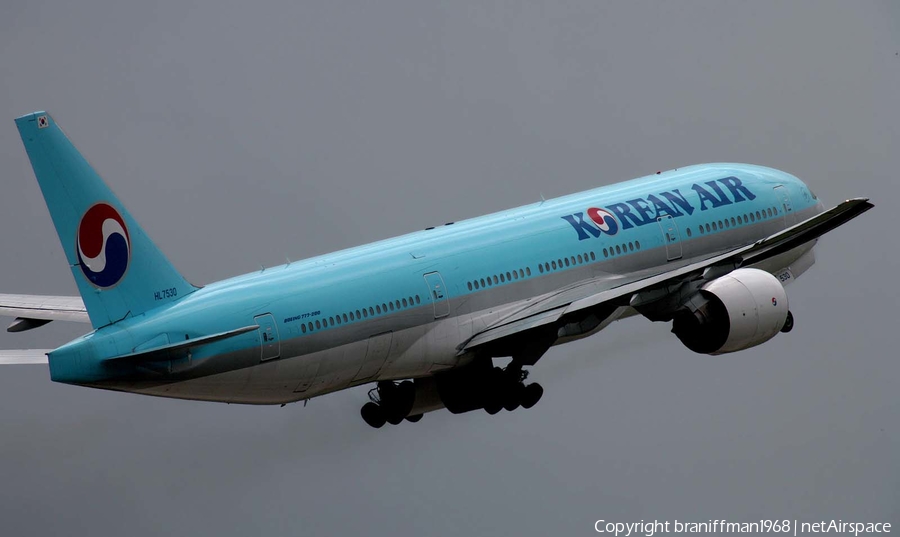 Korean Air Boeing 777-2B5(ER) (HL7530) | Photo 51401