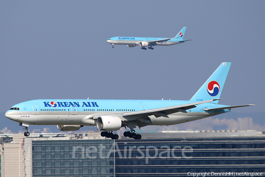 Korean Air Boeing 777-2B5(ER) (HL7530) | Photo 349873