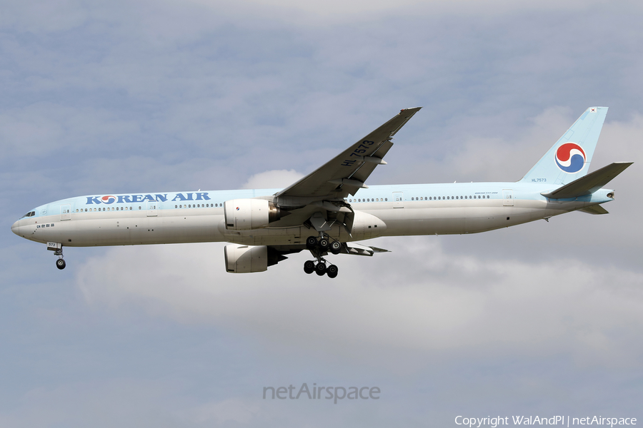 Korean Air Boeing 777-3B5 (HL7573) | Photo 615270