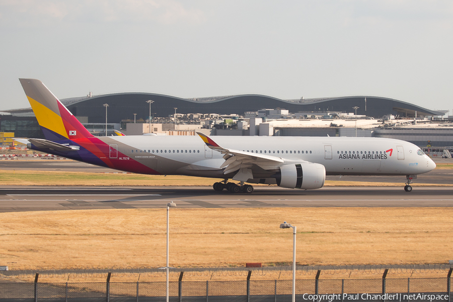 Asiana Airlines Airbus A350-941 (HL7578) | Photo 254289