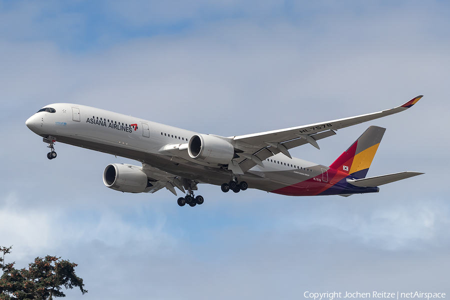 Asiana Airlines Airbus A350-941 (HL7578) | Photo 279278