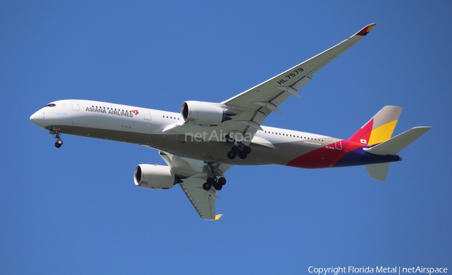 Asiana Airlines Airbus A350-941 (HL7579) | Photo 320170
