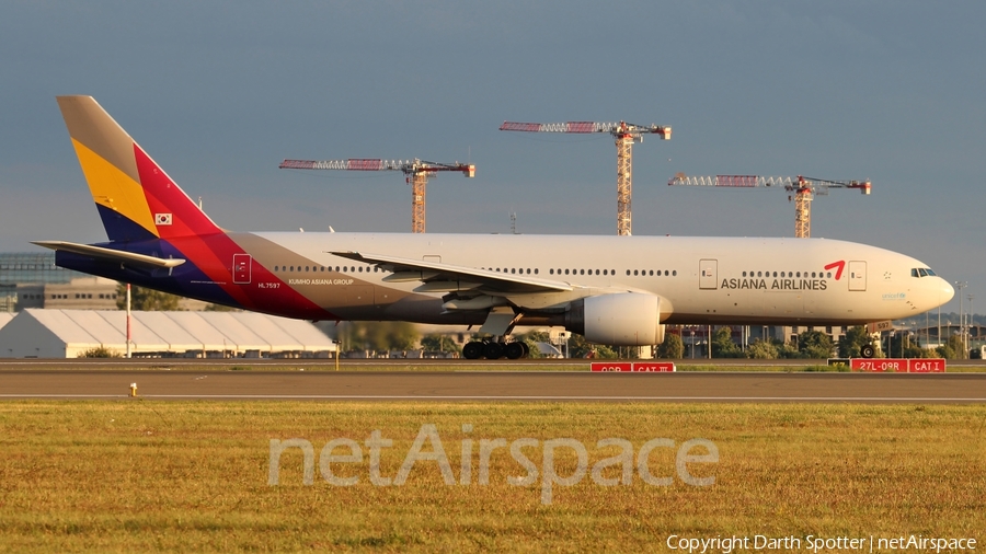 Asiana Airlines Boeing 777-28E(ER) (HL7597) | Photo 205941