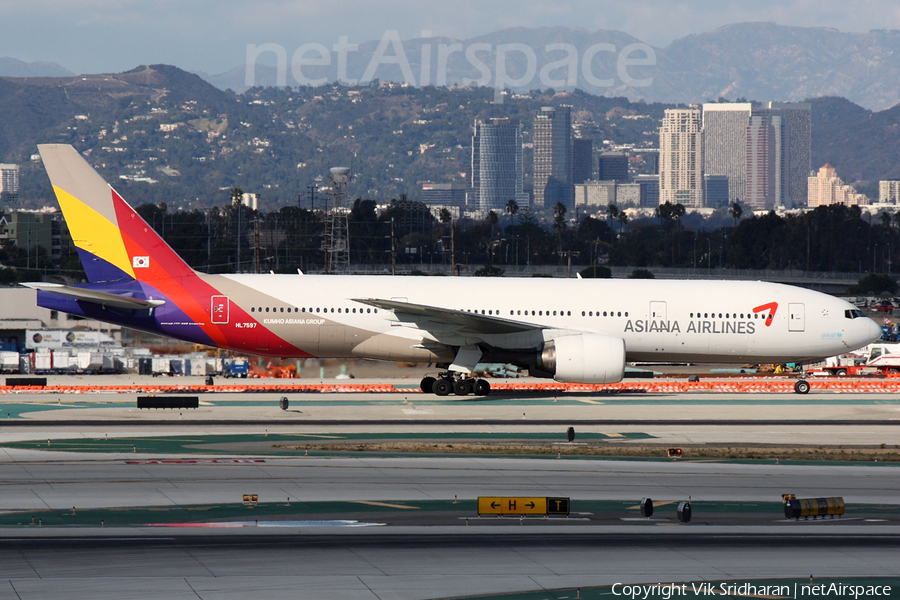 Asiana Airlines Boeing 777-28E(ER) (HL7597) | Photo 7224